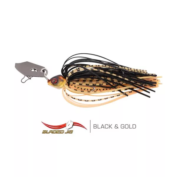 Fox Rage Bladed Jig 7gr Black & Gold Jig à jupe