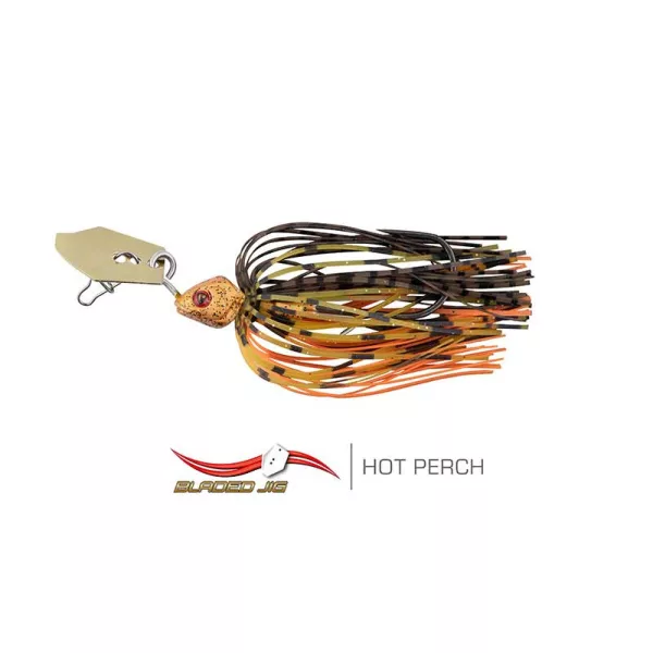 Fox Rage Bladed Jig 7gr Hot Perch Jig à jupe