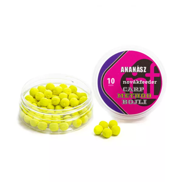 Novák Feeder 10mm Ananas Méthode Carpe Boilie 25gr