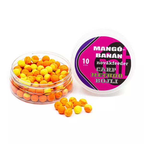 Novák Feeder 10mm Mangue - Banane Carpe Méthode Bouillette 25gr