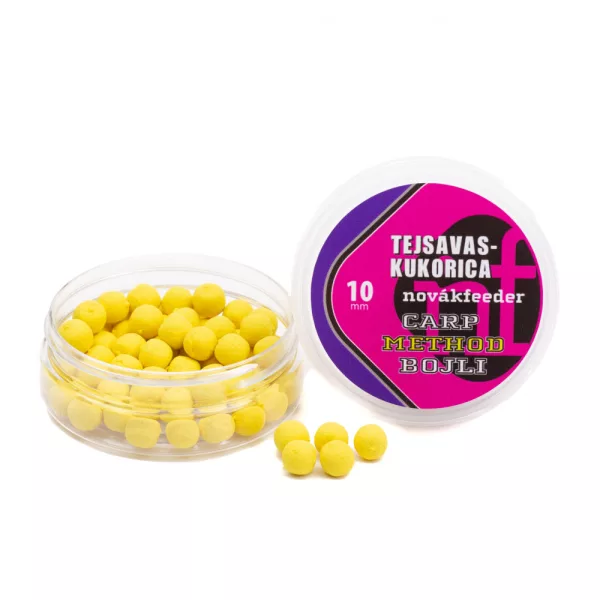 Novák Feeder 10mm Maïs lactique Carpe Méthode Bouillette 25gr