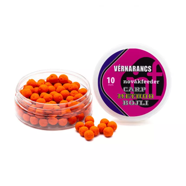 Novák Feeder 10mm Orange sanguine Carpe Méthode Bouillette