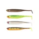 Lot de leurres en plastique __Fox Rage__ Mini Tiddler couleurs mixtes 7cm 4 pièces