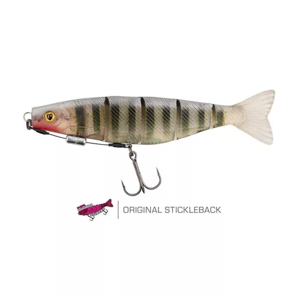 Fox Rage Pro Shad Jointed Loaded 14cm UV Original Stickleback Leurre Souple