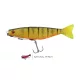Fox Rage Pro Shad Jointed Loaded 14cm UV Natural Perch Leurre Souple