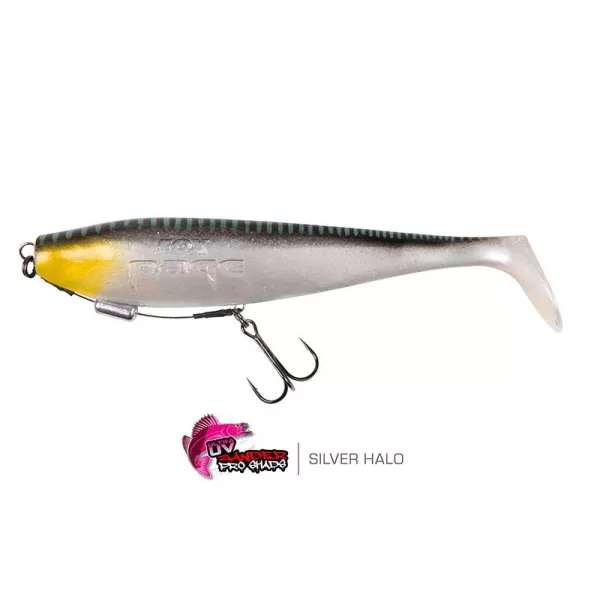 Fox Rage Zander Pro Shad 16cm Loaded UV Silver Halo leurre souple