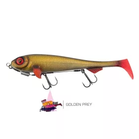   Fox Rage Super Slick Shad 18cm Loaded UV Golden Prey leurre souple