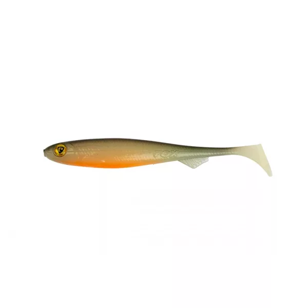 Fox Rage Slick Shad Ultra UV 11cm Hot Olive Leurre Souple en Caoutchouc