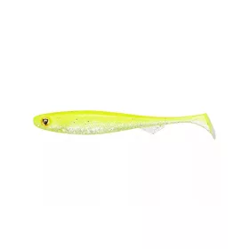   Fox Rage Slick Shad Ultra UV 9cm Chartreuse Leurre Souple en Caoutchouc