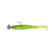 Fox Rage Bulk Loaded Slick Shads UV Lemon Tiger 9cm 2/0 10gr Leurre en plastique