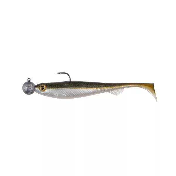 Fox Rage Bulk Loaded Slick Shads UV Arkansas Shiner 9cm 2/0 10gr Leurre en plastique