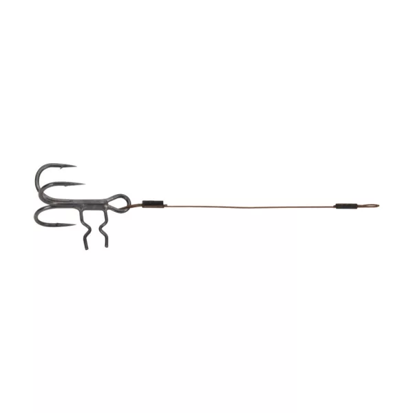 Montage Stinger Fox Rage Strike Point Leurre Moyen 12cm 40lb Taille 1 2pcs