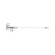 Montage Stinger Fox Rage Strike Point Grand Leurre 8cm 65lb Taille 1/0 2pcs