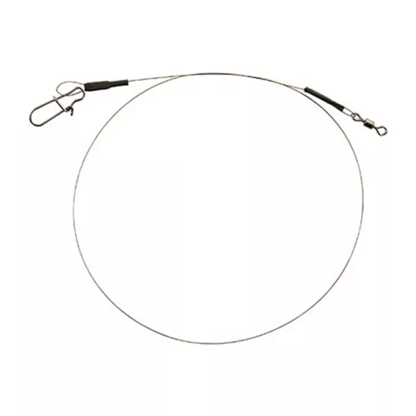 Fox Rage Rage Strike Point 19 Strand Leader Bas de ligne pour carnassiers 2 pièces 40cm 12kg