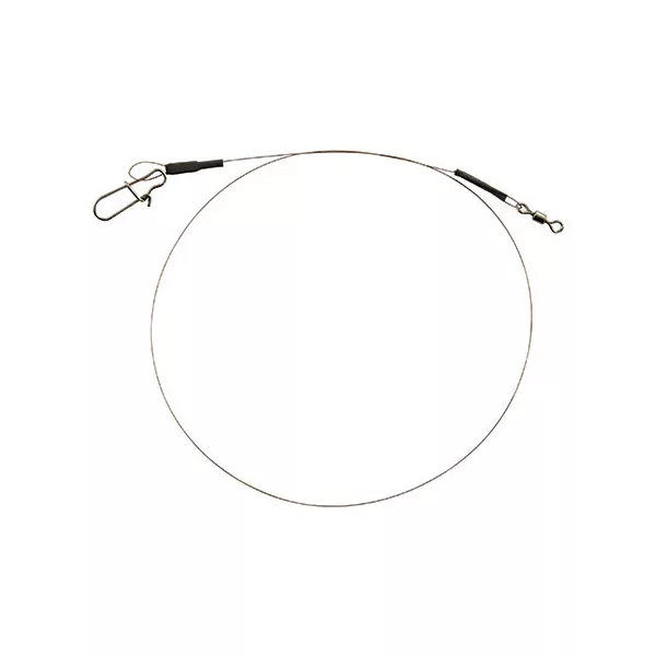 Fox Rage Rage Strike Point 19 Strand Leader Bas de ligne pour carnassiers 2 pièces 50cm 23kg