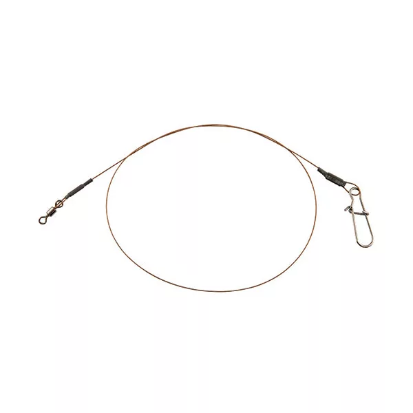 Fox Rage Rage Strike Point 49 Strand Leader Bas de ligne pour carnassiers 2 pièces 40cm 34kg
