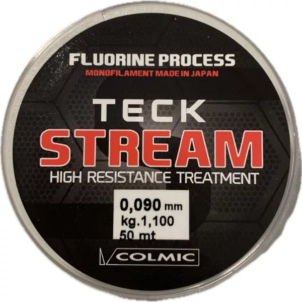 __Colmic__ Teck Stream 50m 0,090mm Bas de ligne monofilament