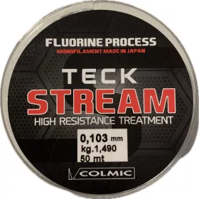 __Colmic__ Teck Stream 50m 0,103mm Bas de ligne monofilament