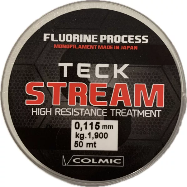 __Colmic__ Teck Stream 50m 0,115mm Bas de ligne monofilament