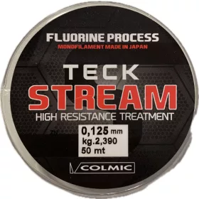 __Colmic__ Teck Stream 50m 0,125mm Bas de ligne monofilament