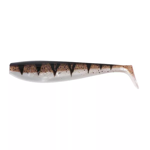 Fox Rage Zander Pro Shad Glitter Perch Leurre en plastique 12cm