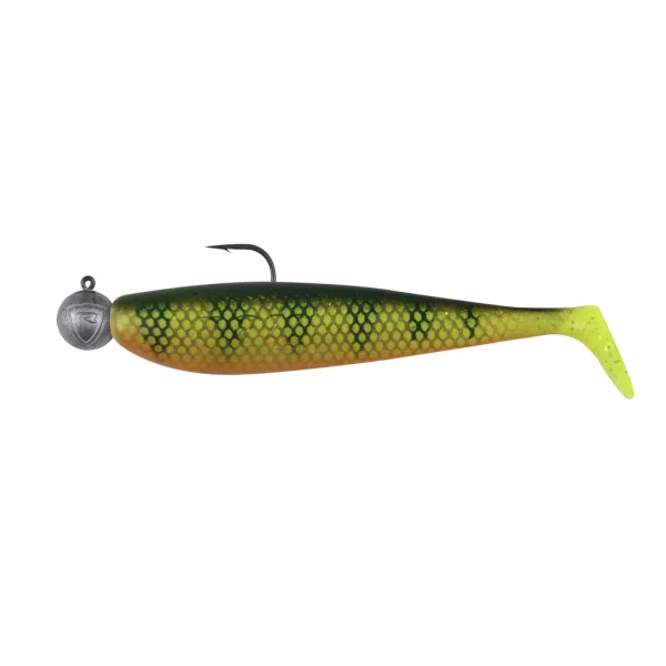 Fox Rage Bulk Loaded Zander Pro Shads UV Natural Perch 7,5cm 1/0 5gr Leurre souple