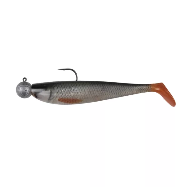 Fox Rage Bulk Loaded Zander Pro Shads Ultra Natural Roach 7,5cm 1/0 5gr Leurre souple