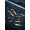 Fox Rage Bulk Loaded Zander Pro Shads UV Hot Olive 10cm 4/0 10gr Leurre souple