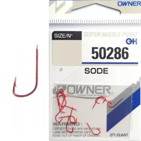   Owner Sode Red 50286 14 Hameçon pour brème à palette, ardillon 13 pièces