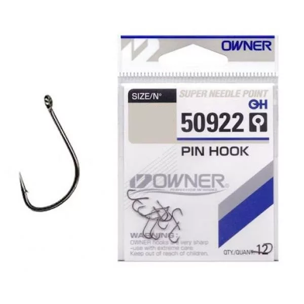 Owner Pin Hook 50922 - Hameçon taille 12