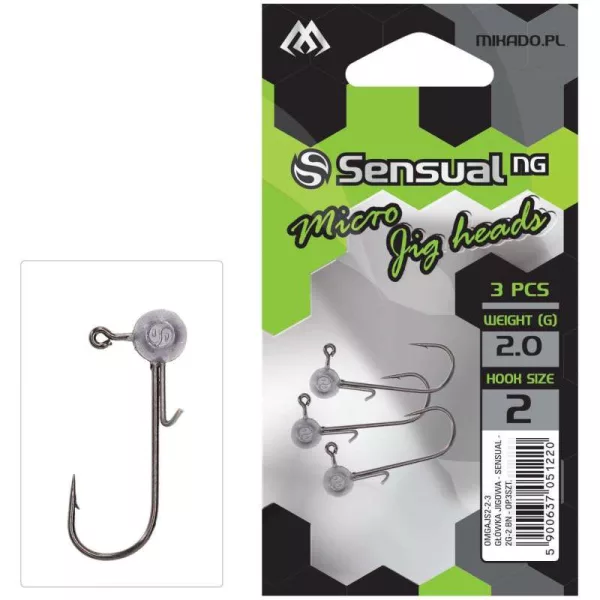 Mikado 6 Sensual Têtes Micro Jig 2gr 3pcs