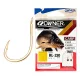 Owner 50330 Cut Gure 4 palette, barbelé, Hameçon de carpe pré-monté 10pcs