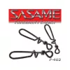 Sasame Black Nickel M Csavart Csali Rögzítő Kapocs 9db