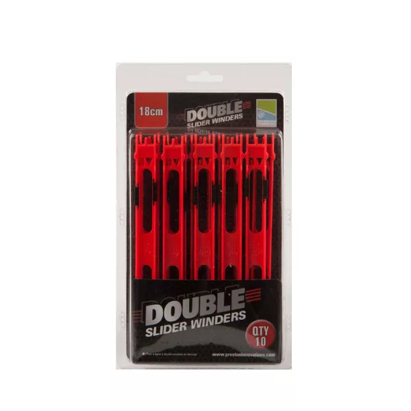 Bobinoirs doubles coulissants Preston Red 18cm