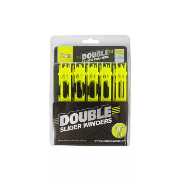 Preston Double Slider Winders Yellow Échelle 13cm