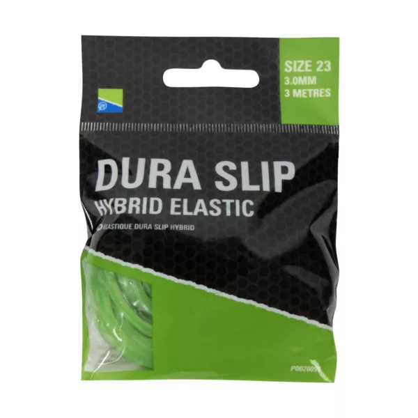Preston Dura Slip Hybrid Elastic 23 Green Élastique Hybride pour Canne à Coup 3,0mm