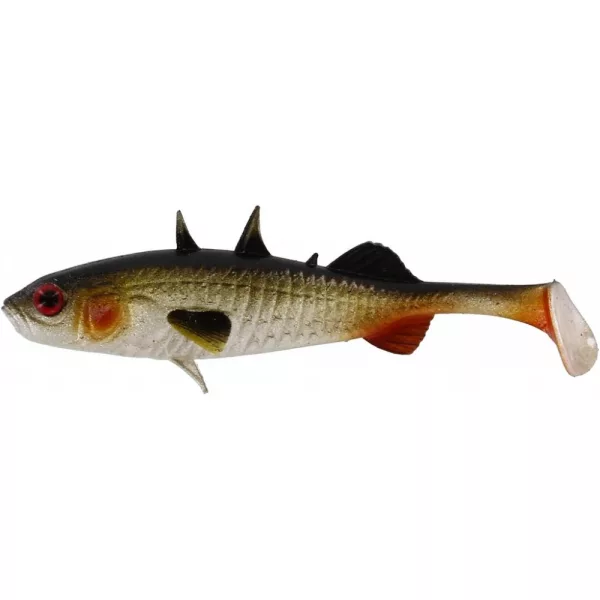 WESTIN Stanley the Stickleback Shadtail 5,5cm 1,5g Lively Roach 6 pièces Leurre en plastique