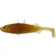 WESTIN Stanley the Stickleback Shadtail 5,5cm 1,5g Motoroil Gold 6 pièces Leurre en plastique