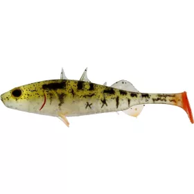   WESTIN Stanley the Stickleback Shadtail 9cm 7g - Pearl Stickleback 6 pièces/paquet Leurre en plastique