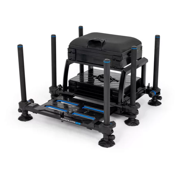 Preston Absolute 5G Station Black Edition Boîte de compétition noire 53x75x82cm
