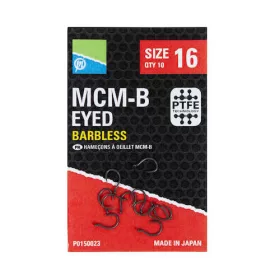   Preston McmB Hooks 14 crochets à œillet, sans ardillon 10pcs