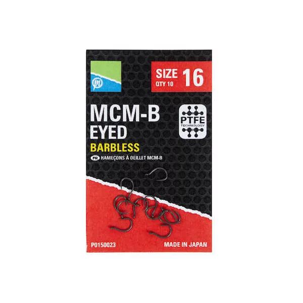 Preston McmB Hooks 14 crochets à œillet, sans ardillon 10pcs