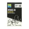 Preston XS02-B Hooks Hameçon 10 sans ardillon, avec palette 10pcs