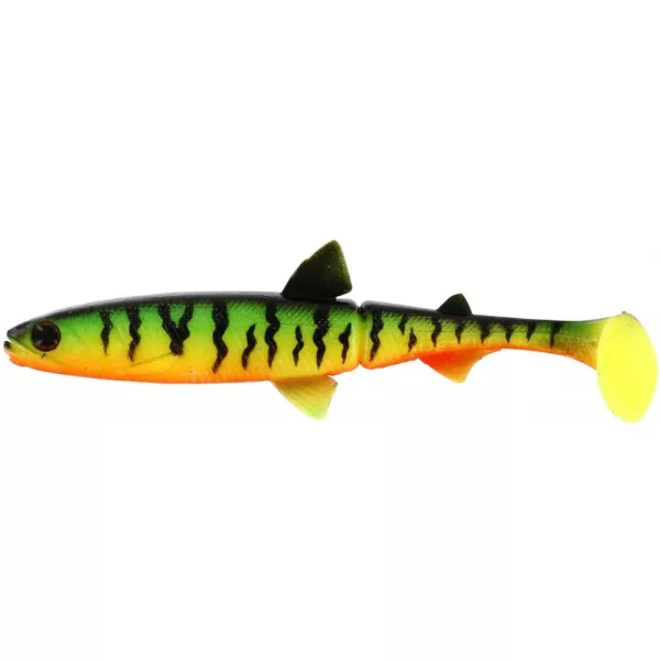 Westin HypoTeez Shadtail 6,5cm 2g Crazy Firetiger Leurre en plastique