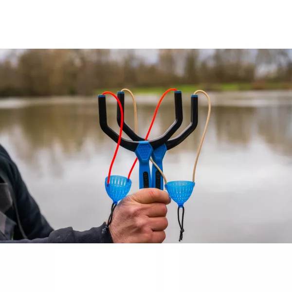 Preston Large Dura Slip Catapult M/H Élastique de rechange et godet