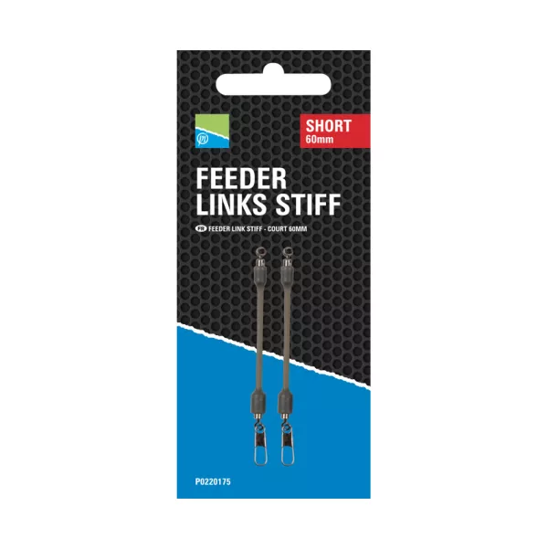 Preston Feeder Links Stiff Short 60mm Anti-emmêlement 2 pièces