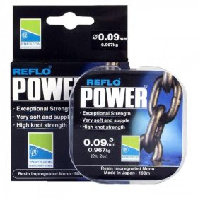 Preston Reflo Power 100m 0,11mm Bas de ligne