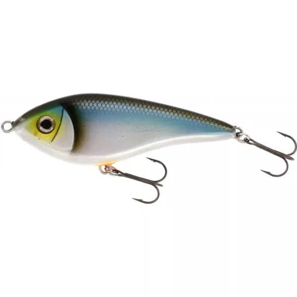 WESTIN Swim Glidebait 10cm 31g Faiblement Flottant Hareng Bleu Wobbler