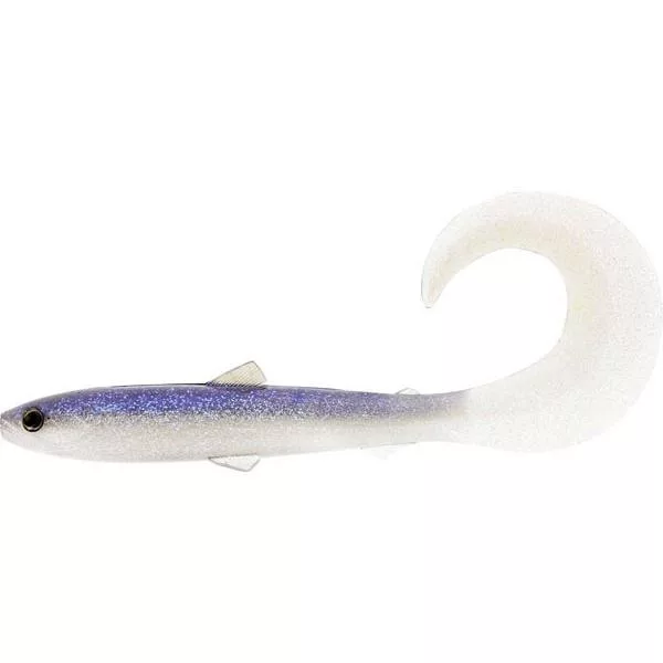 WESTIN BullTeez Curltail 8cm 3g Bleu étincelant 3pcs Leurre en plastique