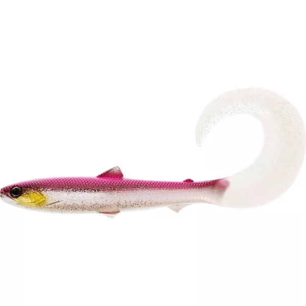 WESTIN BullTeez Curltail 10cm 6g Pink Headlight Boîte avec 60pcs Leurre Souple
